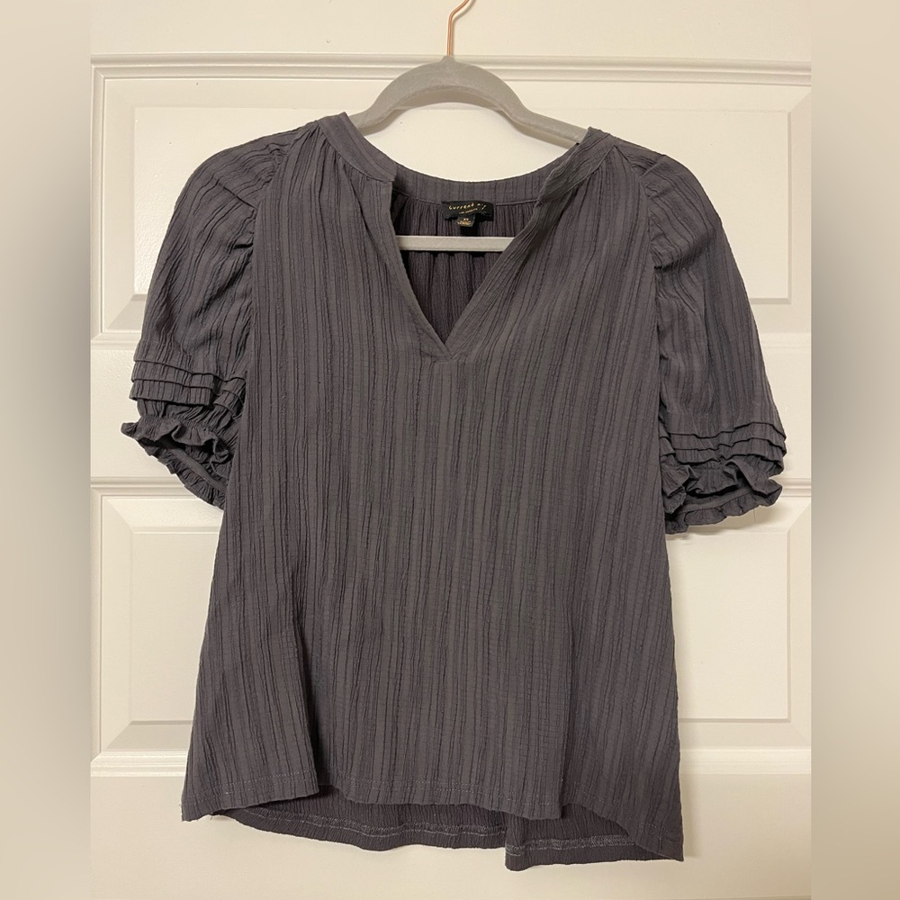 Current Air size XS gray blouse